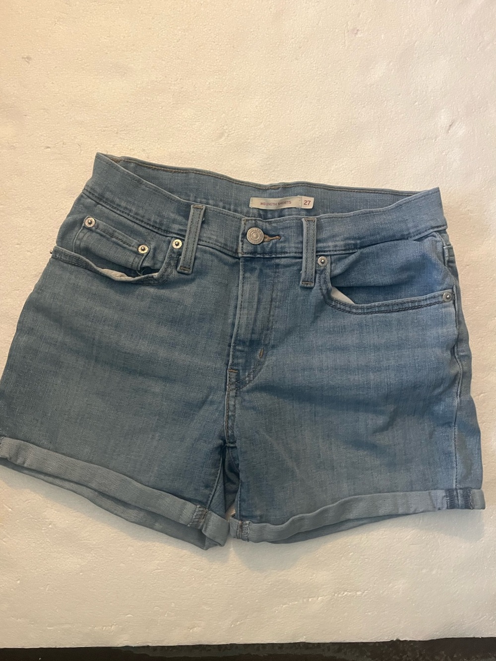 Levi’s mid length shorts